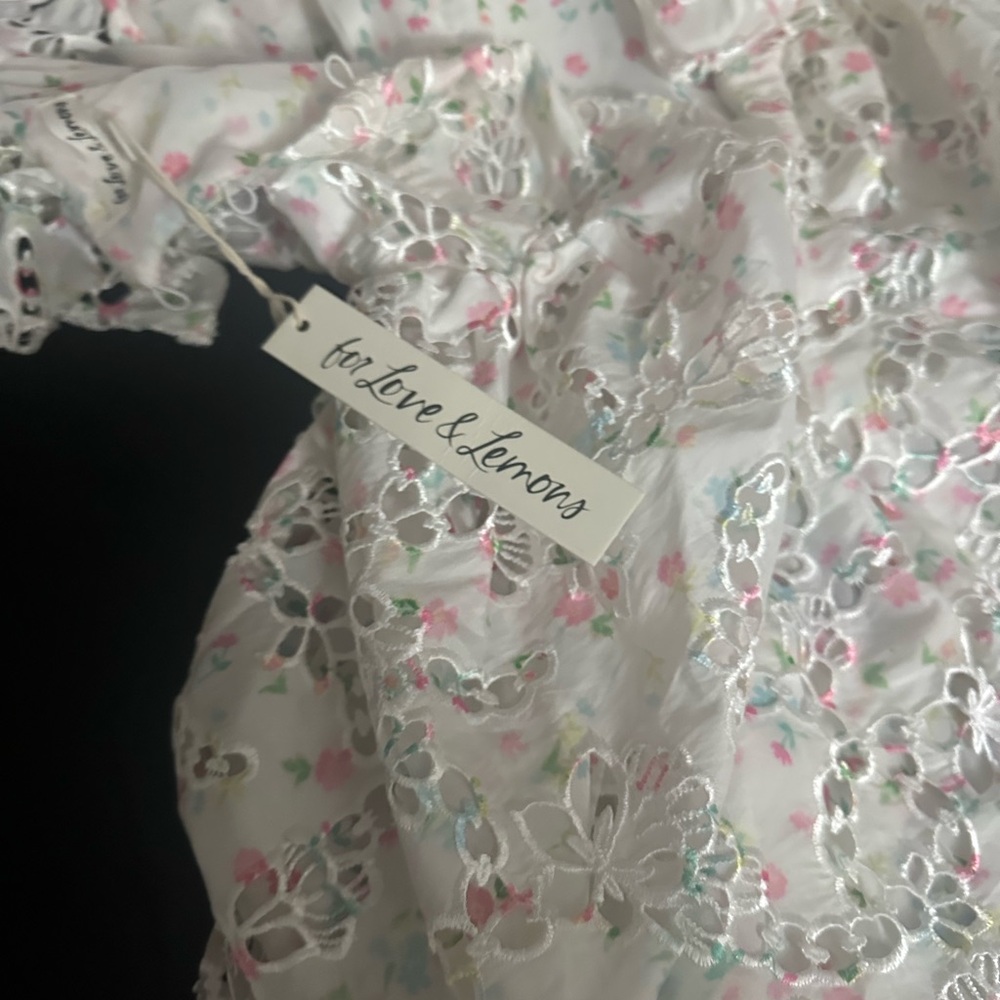 For Love & Lemons Magnolia Mini Dress